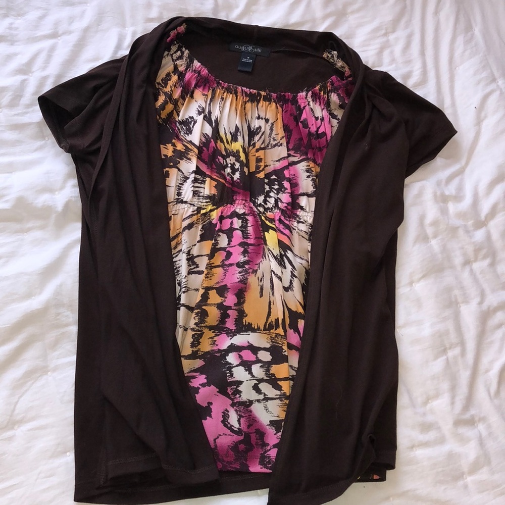 Faux sweater shirt
